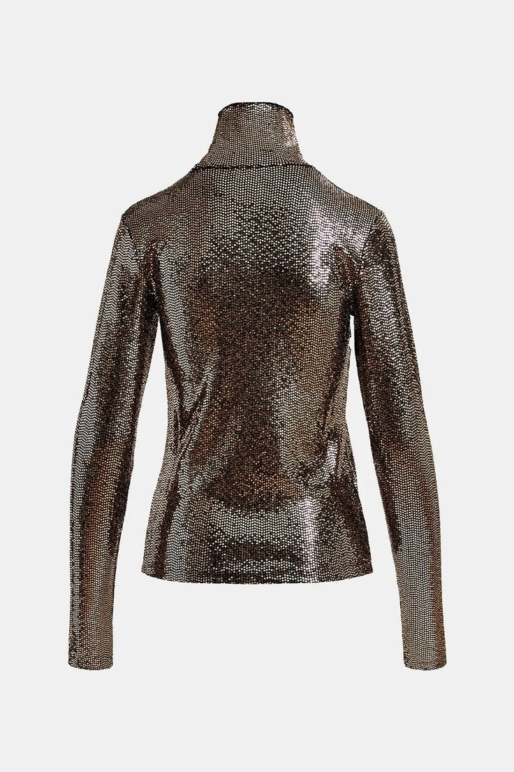 blazer pailleté doré