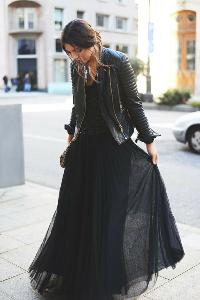 quelle veste porter avec une robe grise