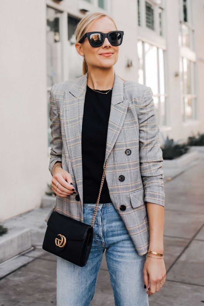 quoi mettre avec une veste grise