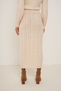 tenue jupe en laine