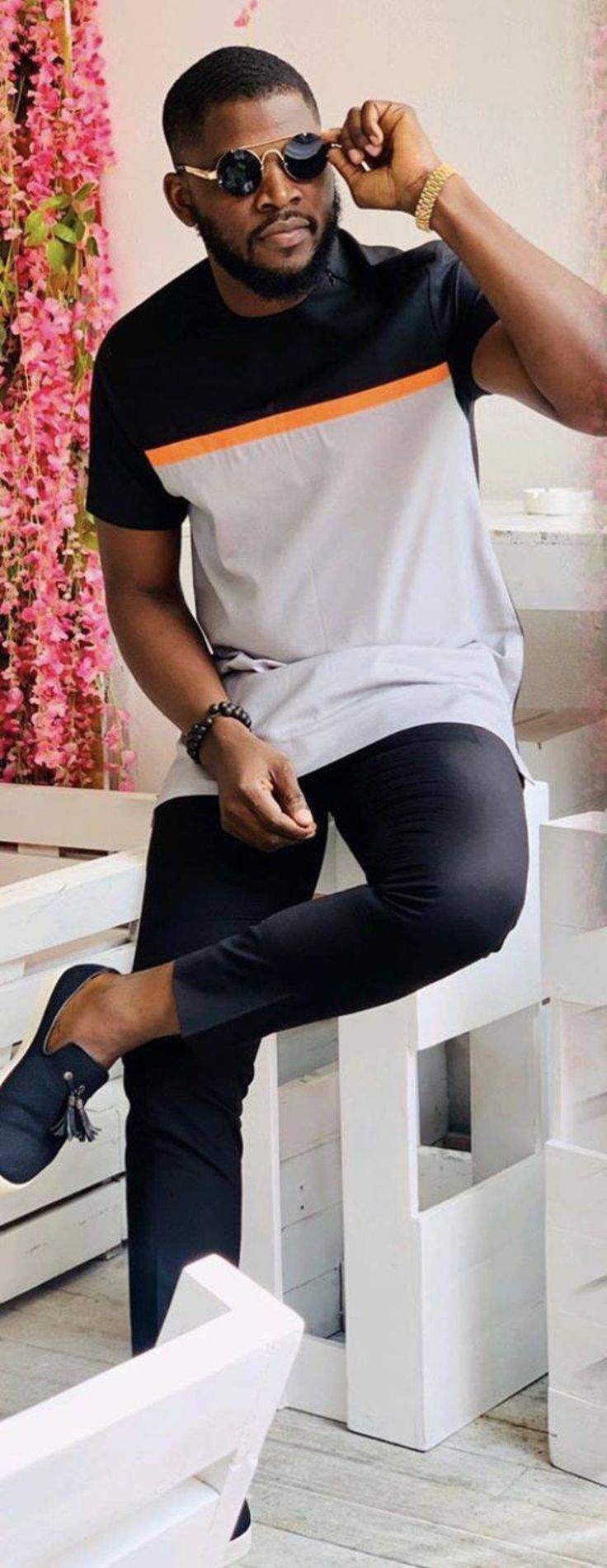 pantalon costume t shirt