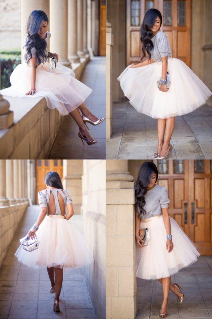 comment porter la jupe tulle