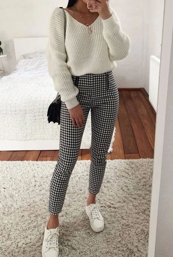 avec quoi porter un pantalon à rayures