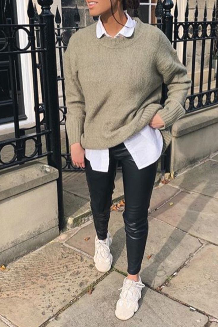 quoi mettre avec un pull vert