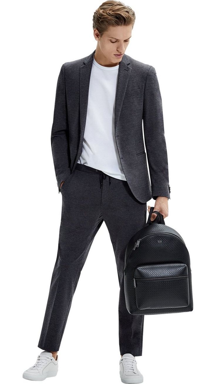 quoi mettre avec une veste grise